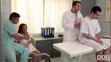 Clinic threesome with Milf Doc Dominica Phoenix results in double penetration